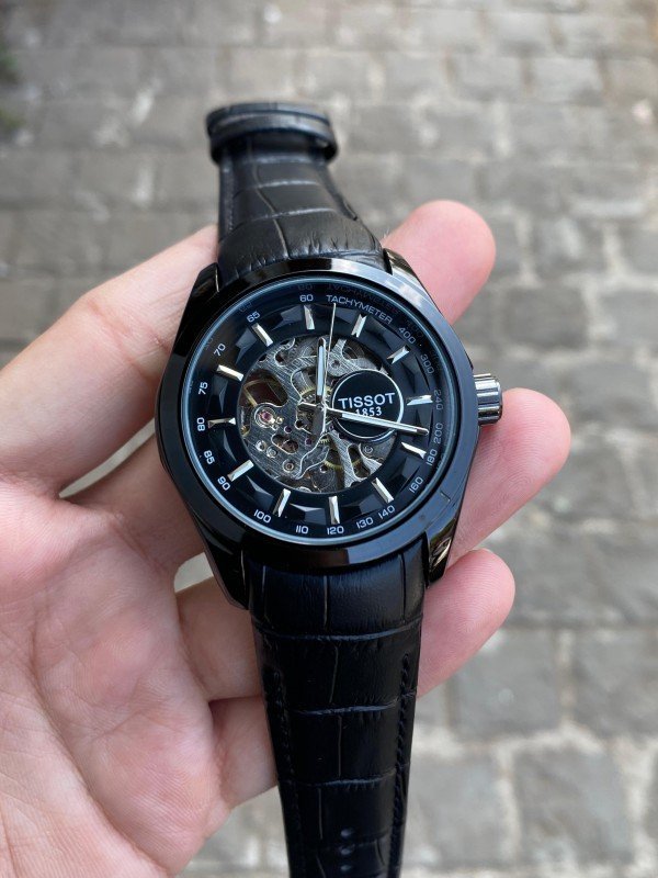 TISSOT 1853 AUTOMATIC PREMIUM QUALITY LEATHER WATCH - Image 2
