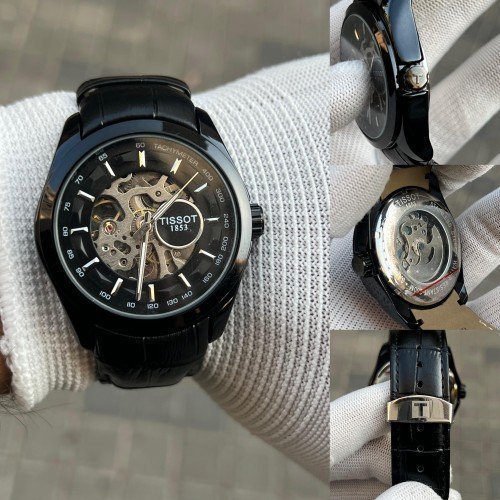 TISSOT 1853 AUTOMATIC PREMIUM QUALITY LEATHER WATCH - Image 3
