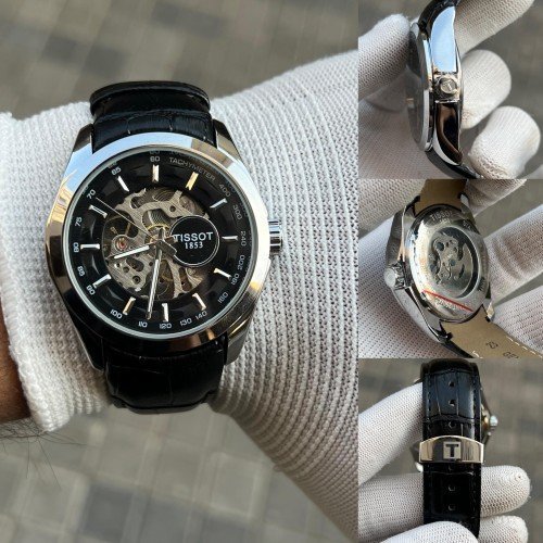 TISSOT 1853 AUTOMATIC PREMIUM QUALITY LEATHER WATCH - Image 3