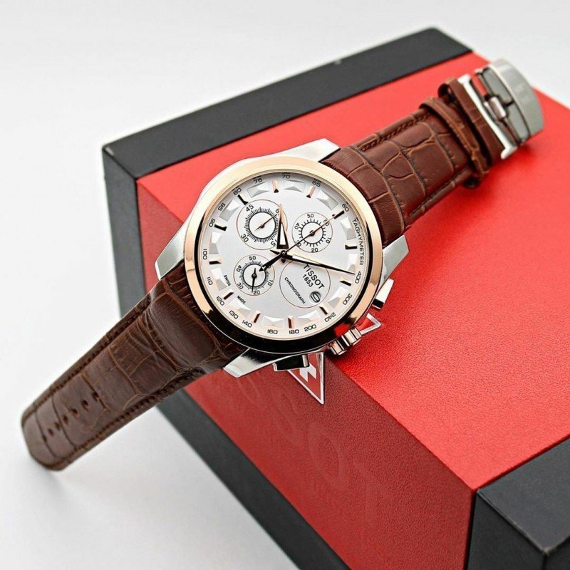 TISSOT 1853 PREMIUM QUALITY LEATHER WATCH' - Image 3