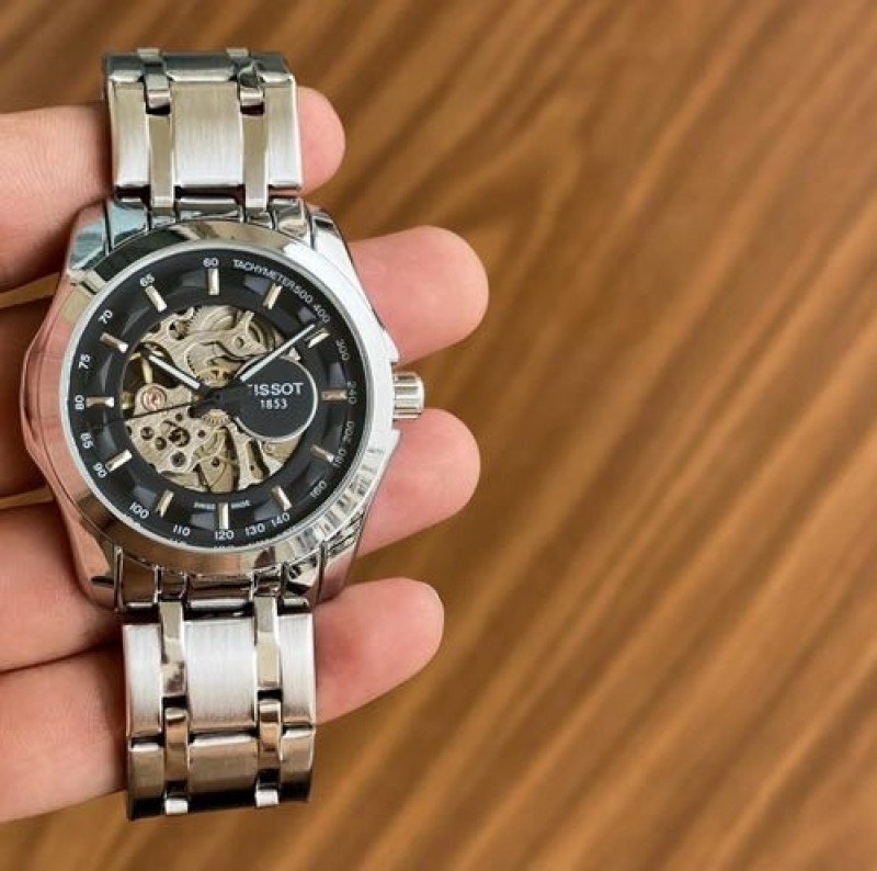 TISSOT 1853 AUTOMATIC PREMIUM QUALITY METAL WATCH' - Image 4