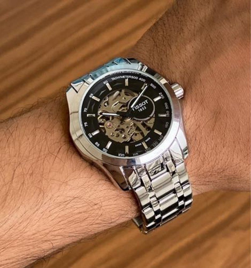 TISSOT 1853 AUTOMATIC PREMIUM QUALITY METAL WATCH' - Image 3