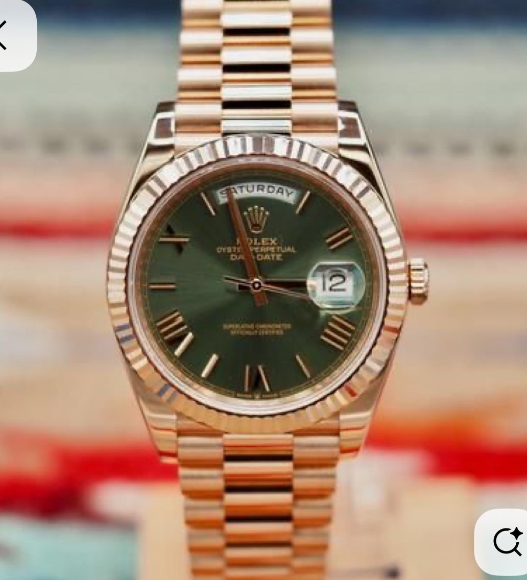 Rolex Day Date Olive Green Dial 40mm - Image 3