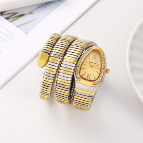 BVLGARI SERPENTI SNAKE (GOLD) PREMIUM WOMEN WRIST WATCH
