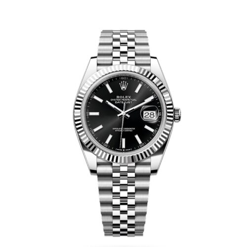 ROLEEX OYSTER DATE JUST BLACK PREMIUM QUALITY WRIST WATCH