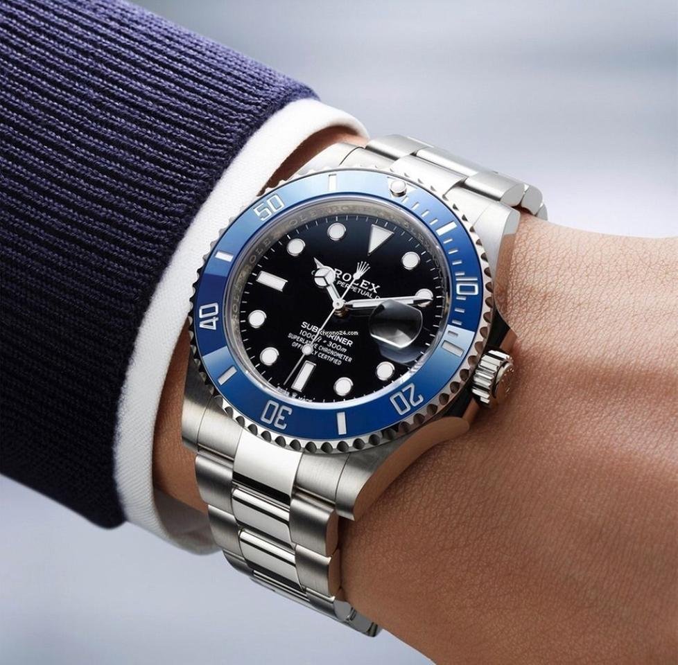 Rolex Submarine blue and a black dial date - Image 2