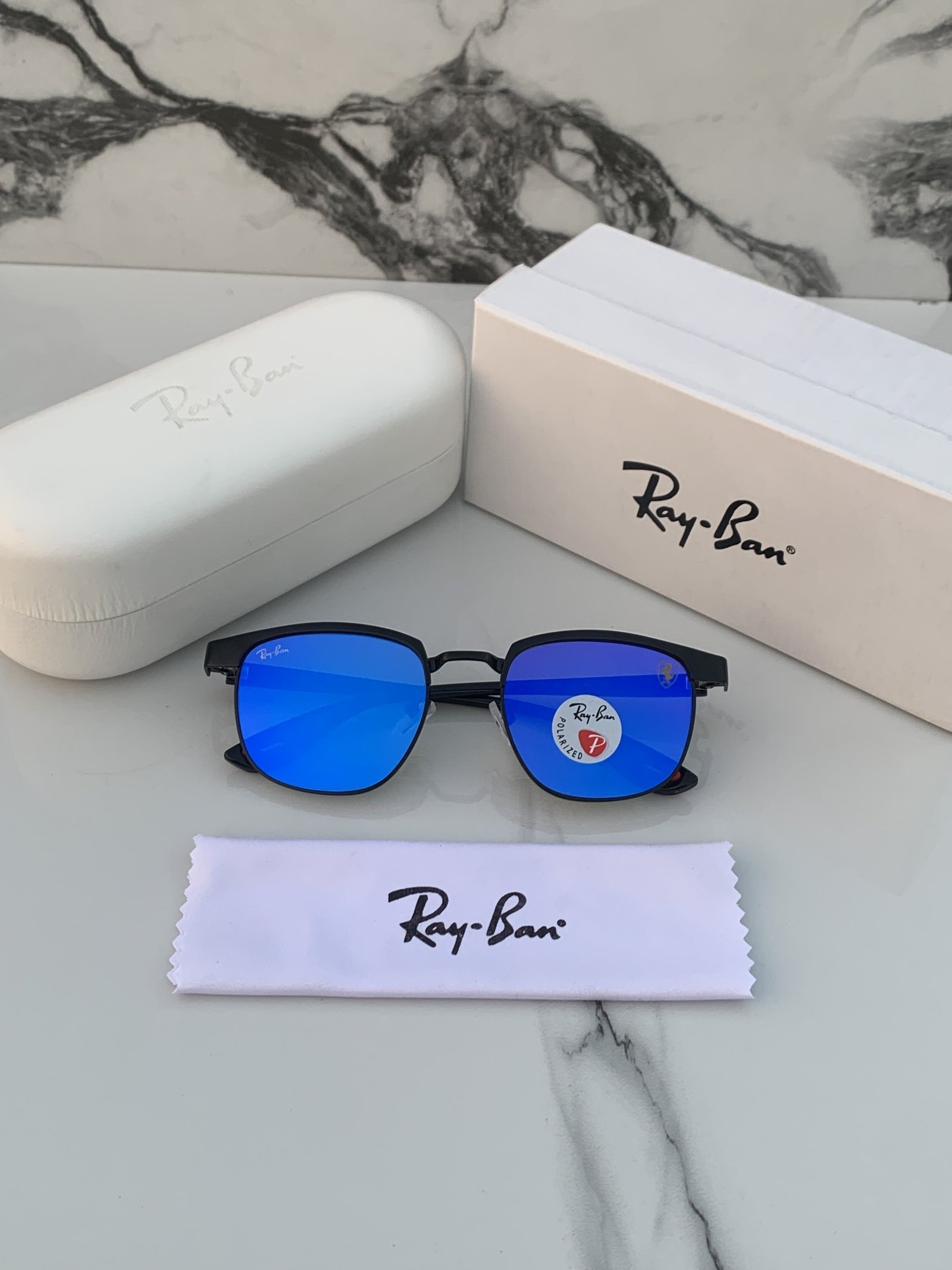 Branded Sunglasses RB 03 blue mercury(With Original Kit) - Image 3