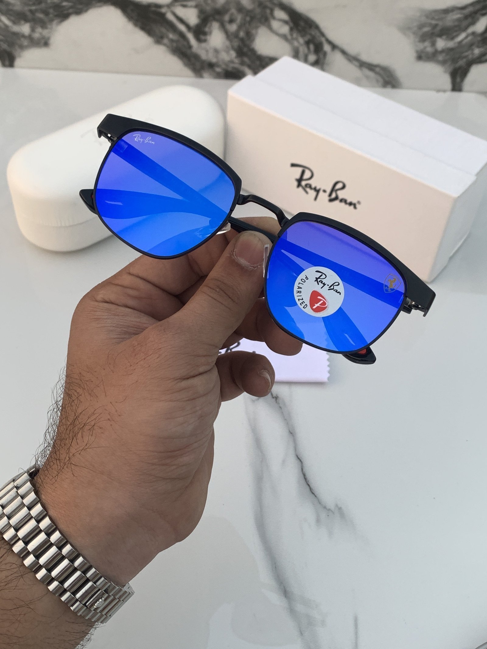 Branded Sunglasses RB 03 blue mercury(With Original Kit)