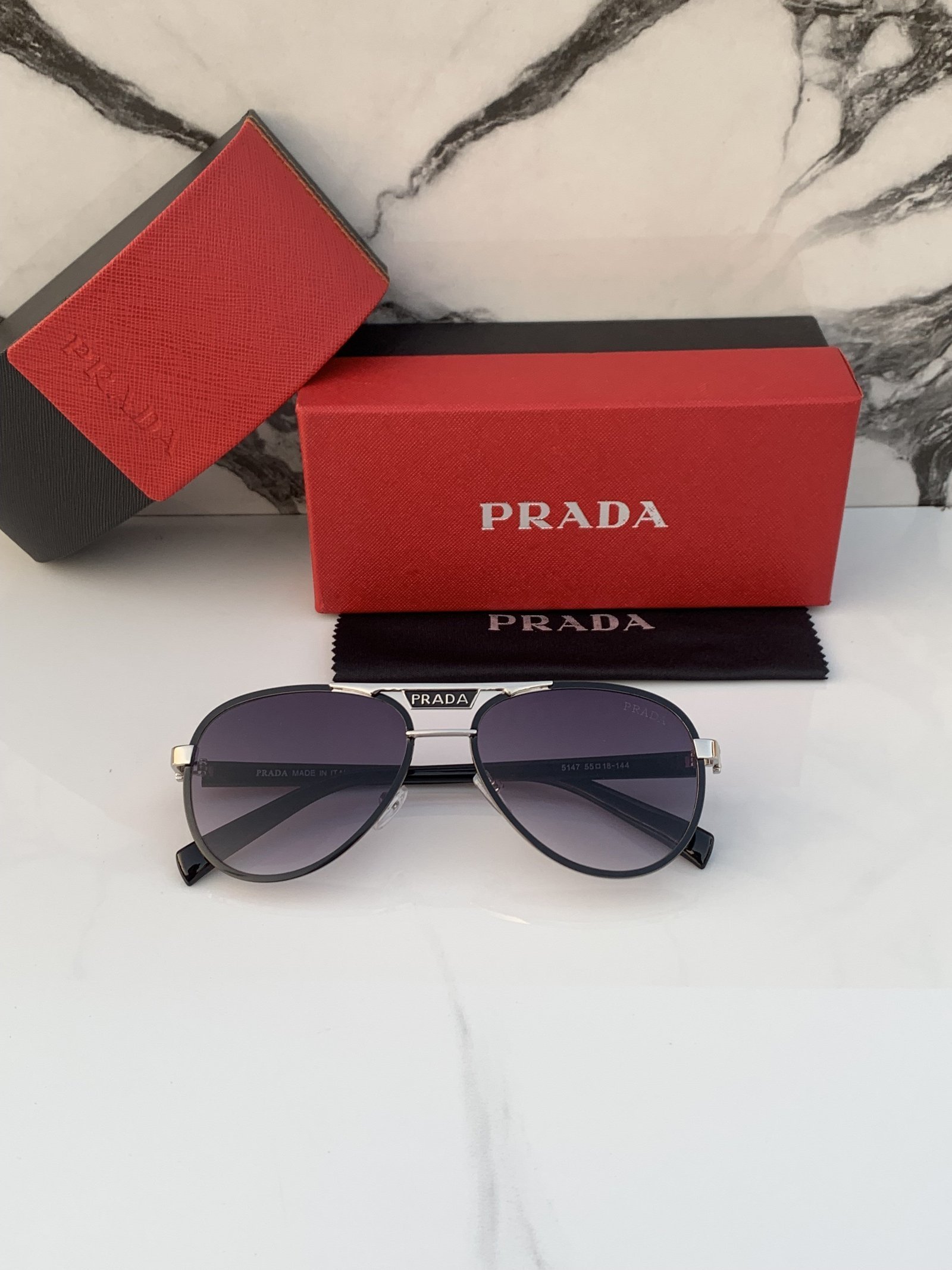 Branded PDA 5147_silver_black Sunglasses (With Original Kit) - Image 2