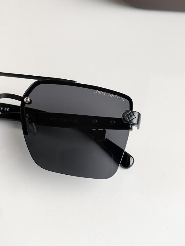 Branded Lv Gold Black Sunglasses Bt (With Original Kit) - Image 6