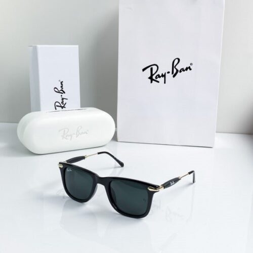 Branded RB Gold Black Sunglasses (With Original Kit)