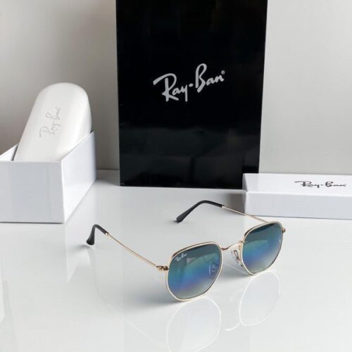 Branded Rb Black Blue Sunglasses Bt (With Original Kit)