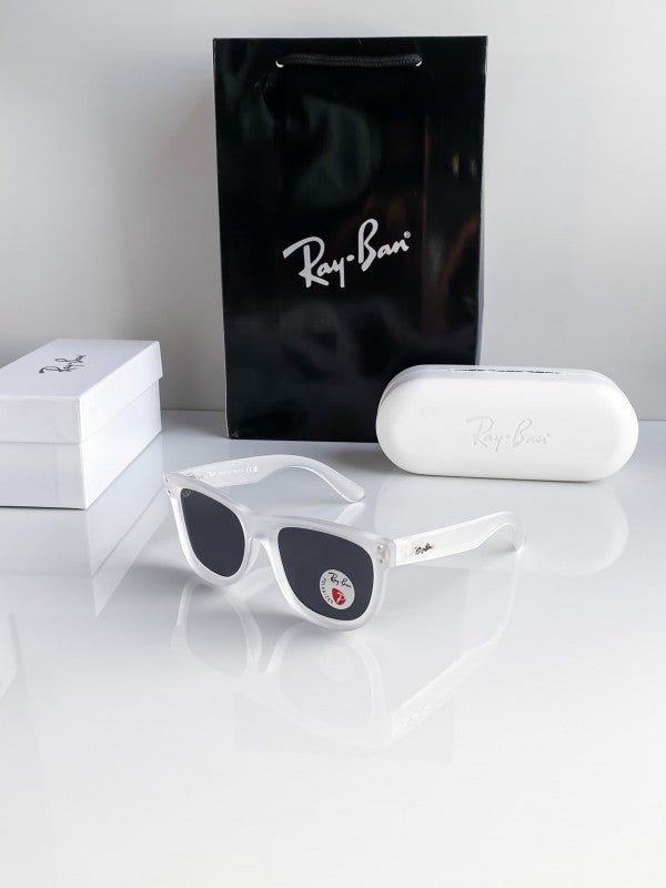 Branded Rb White Black Sunglasses Bt (With Original Kit) - Image 2