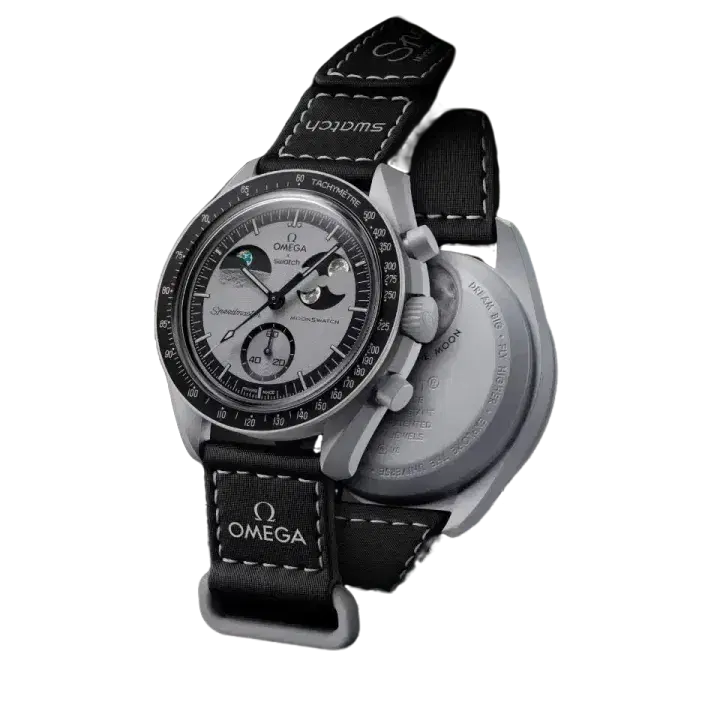 Swatch x Omega Bioceramic Moonswatch Mission to the Super Black Moonphase - Image 3